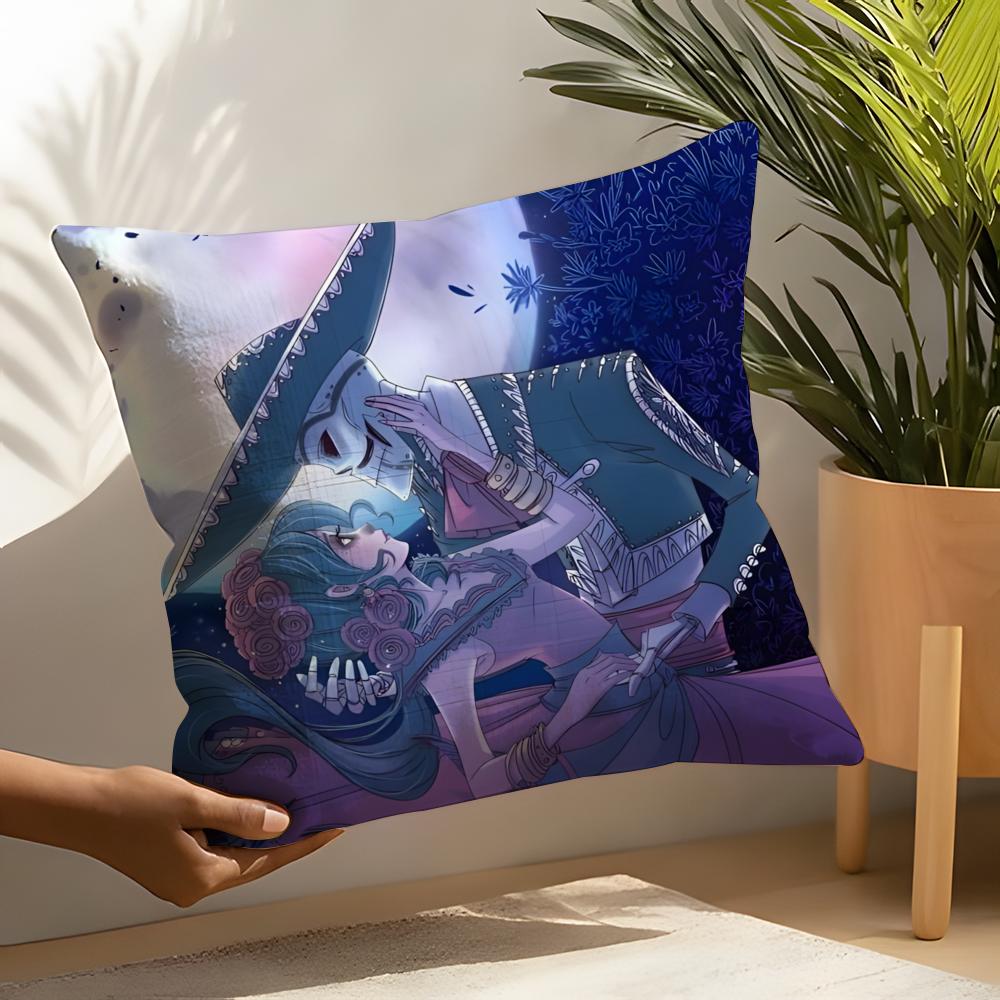 Festival Day of the Dead Art Pillow Case Linen Cushion Covers For Decorative Sofa Home Pillows Case Car Chair Pillows Cases