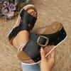 Fashion Women's Sandals Wedge Shoes Woman Platform Heels Slippers Women Footwear Sandals Shoes Women Summer Soft Women Shoe Slides