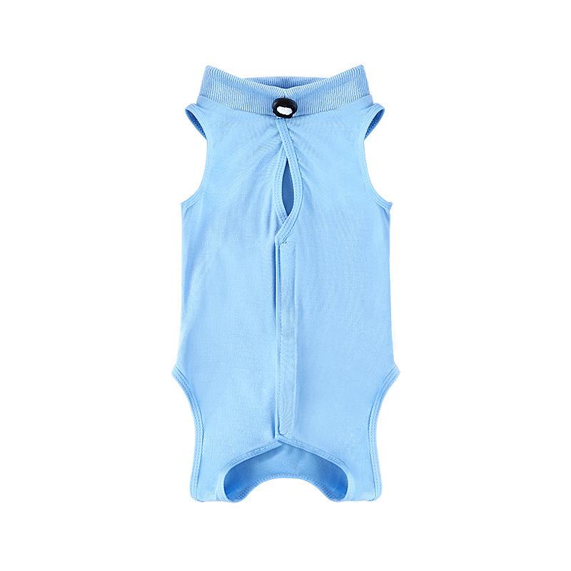 Cat Weaning Suit Anti-licking Recovery Clothes After Surgery Soft Puppy Kitten Jumpsuit Suit Pet Vest Clothing Summer Breathable Cotton Dog Clothing
