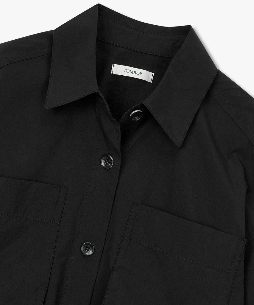 STUDIO TOMBOY Front-To-Pocket Shacket_Black 9176221986