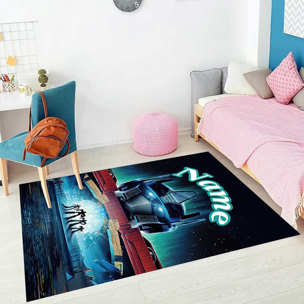 Transformers Fans (3) Customize your name rug, office chair cushion, home bedroom living room gift.