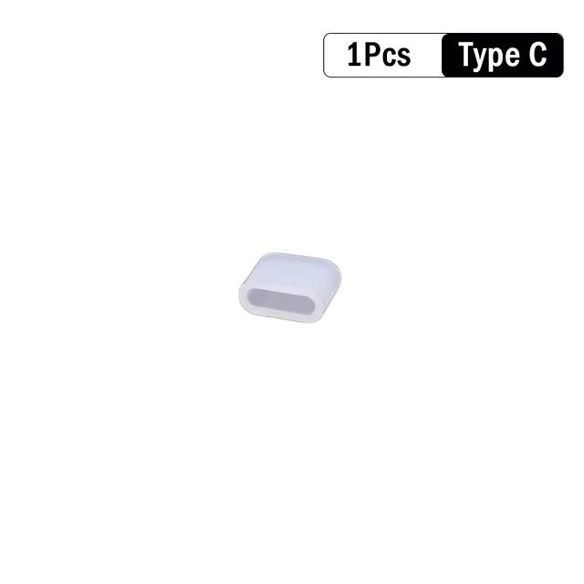 Для iOS Type C Micro USB A Порт для зарядки Защитная крышка Пылезащитные заглушки Пылезащитный стопор Защитный колпачок для кабеля данных для iPhone