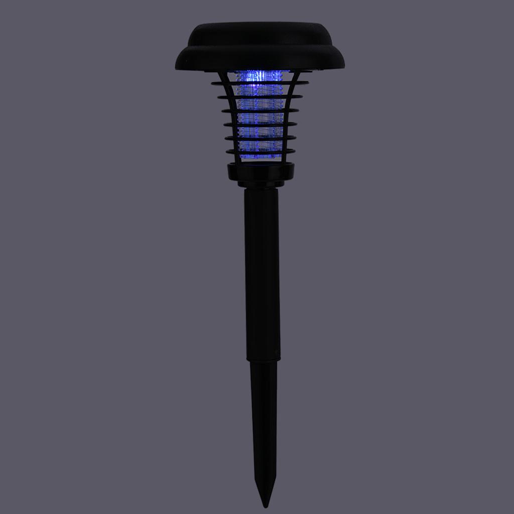 Солнечная энергия ловушка для насекомых электронная убийца комаров светодиодный светильник для сада и газона