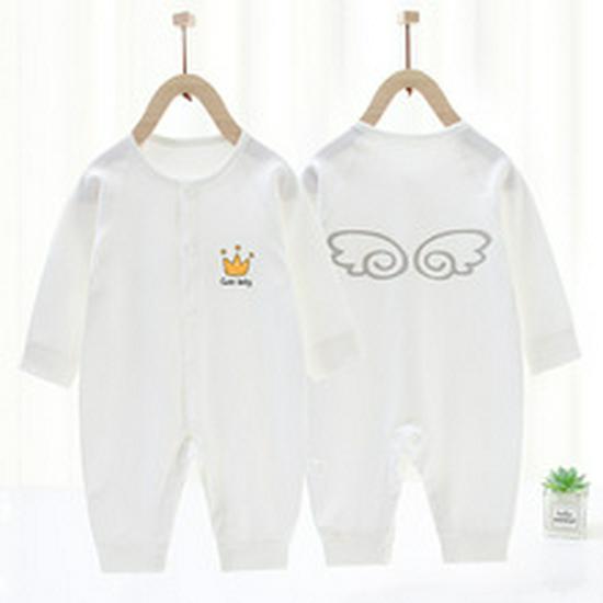 2025 New Pure Cotton Baby Jumpsuit for Spring, Autumn, and Winter - Newborn Toddler Inner Wear