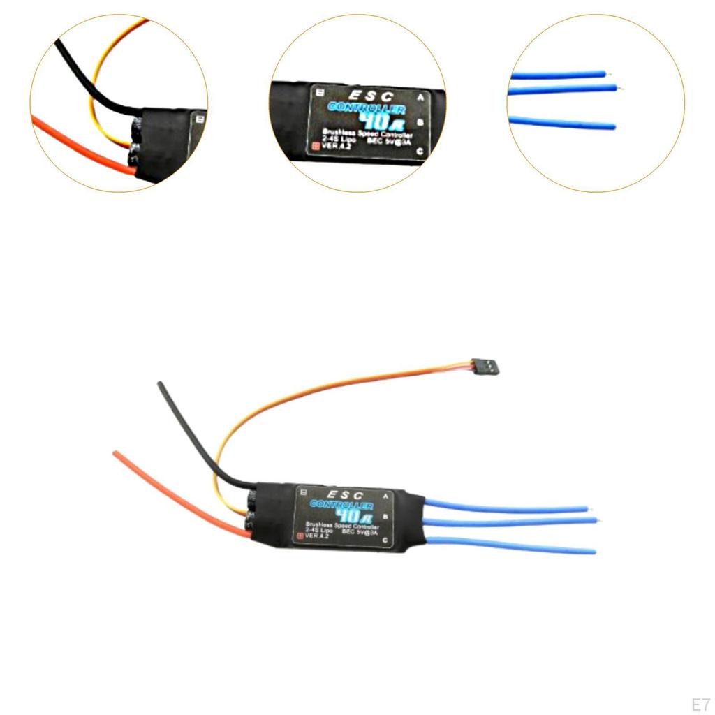 Brushless Motor Spare Part ESC Electric Speed Controller Replace RC Helicopter for