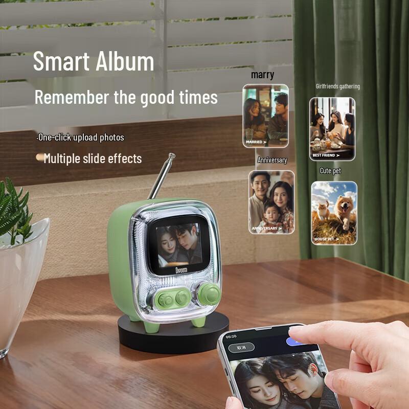 Divoom Tiivoo-2 Retro Mini TV Bluetooth Speaker CN plug (adapter included)