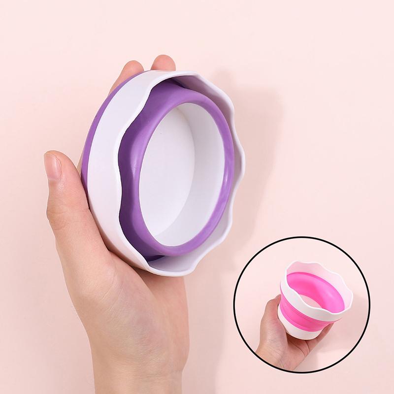 Силиконовое складное ведро для маникюра, мытья, ведро для кистей для рисования, ведро для акварели, инструменты, портативный стакан для мытья кистей