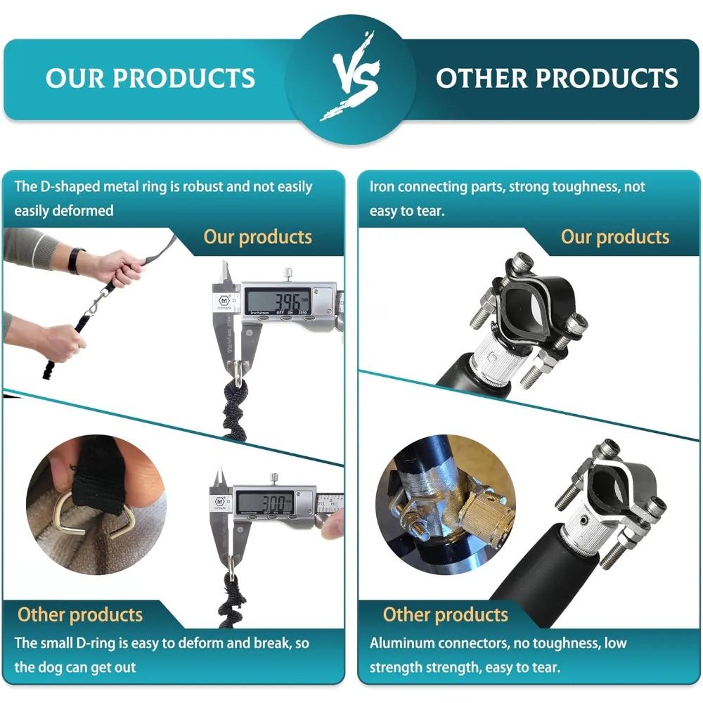 Dog Bicycle Exerciser Leash Hands Free Bicycle Dog Leash Dog Bike Leash Jogging Cycling Bicycle-Cruises Outdoor Safe with Pets