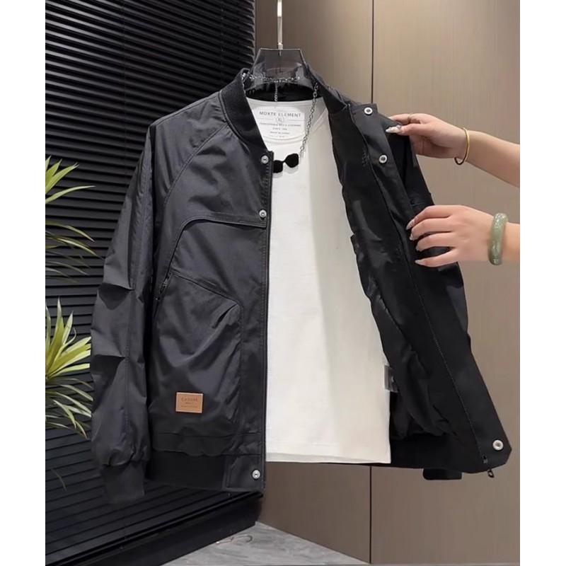 Mens Baseball Jacket Casual Fashion Workwear Top Loose Fit Daily Wear