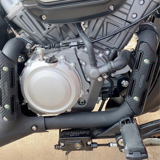 Motorcycle Exhaust Pipe Cover Anti-scalded Heat Insulation Universal Motorbike Exhaust Tube Trim Protector Shield Guard Modification Replacement Parts