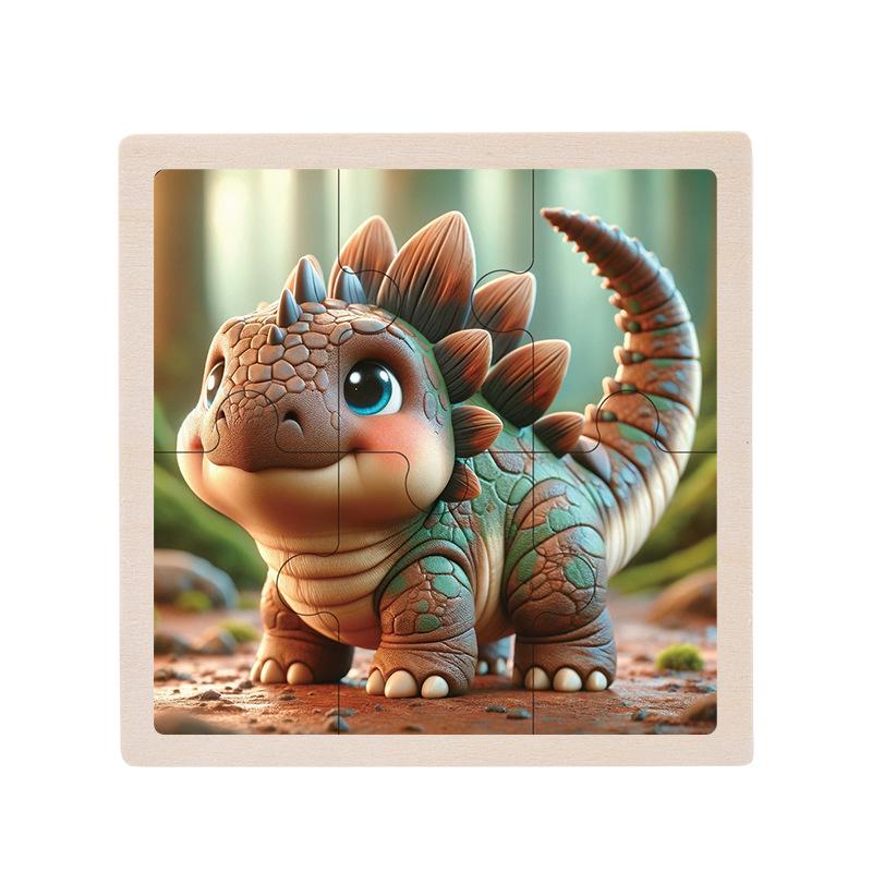 Деревянный развивающий пазл для малышей, 1-5 лет