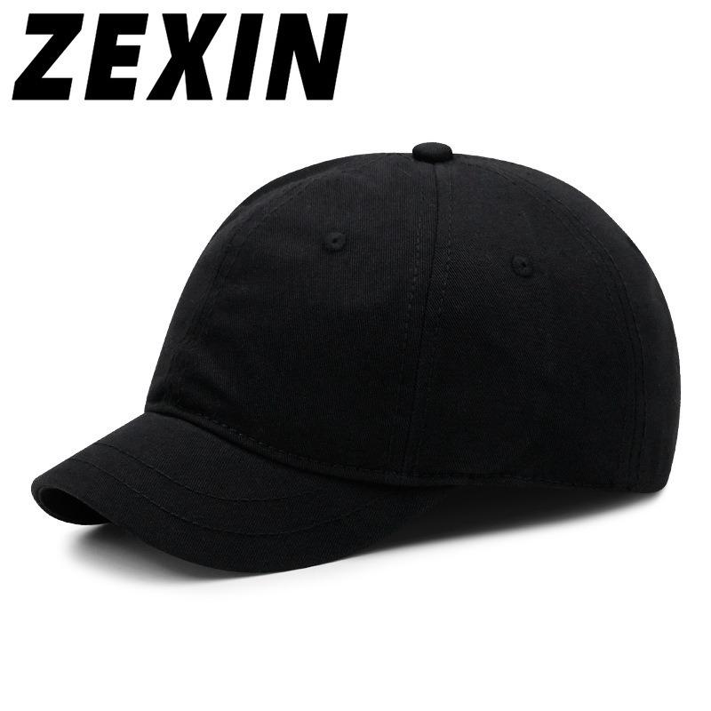ZEXIN Простая однотонная уличная бейсболка с короткими полями для мужчин и женщин, шляпа от солнца, уличная шляпа для отдыха, конная шляпа с короткими полями, кепка с утиным языком