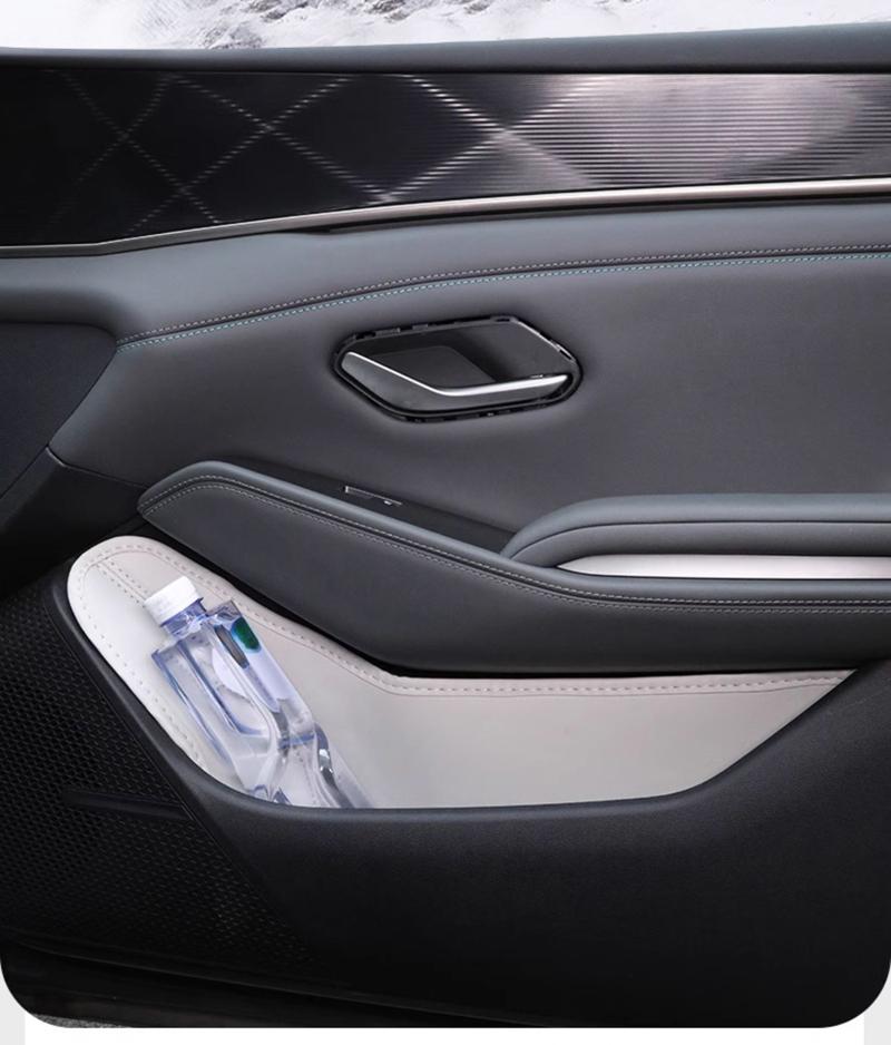 Для BYD Qin L Qin III 2026 2026 Автомобильная дверная ниша Контейнер для хранения Кожаная защитная накладка Чехол Дверной бочонок для хранения Внутренние аксессуары