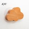 Adhesive Wood Hangers Wooden Wall Hook, Cartoon Decorative Space Saving Hanger, Modern Organizers Two Installation Ways Organizer for Bedroom