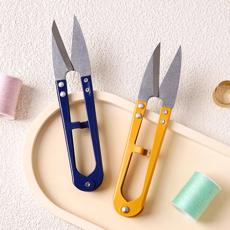 Ножницы для рыбалки и шитья из высокоуглеродистой стали ручной работы в форме буквы U