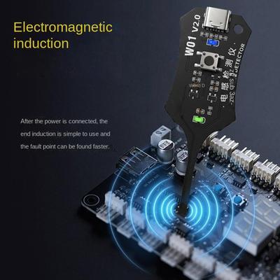 W01 Type-C Индукционный Тестер Материнской Платы Катушек для Мобильного Телефона Обнаружение и Диагностика Неисправностей Компонентов Ремонт