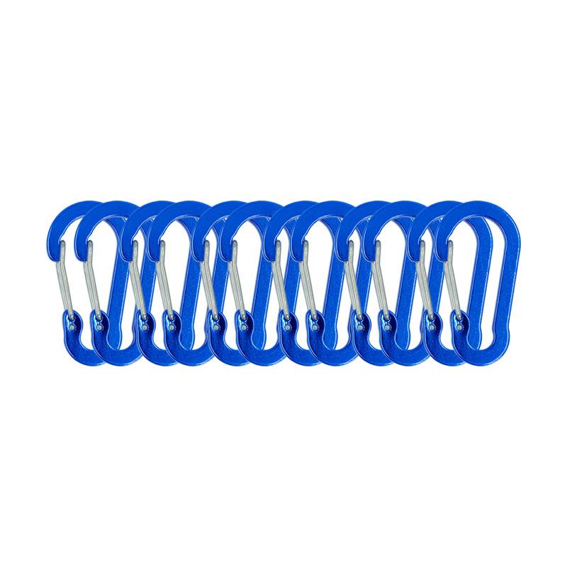 12 шт. набор карабинов, туристические маленькие крючки, уличная рыбалка, кемпинг, клипса, велосипедный туризм, многофункциональный инструмент, брелок с пряжкой, карабины