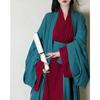 Китайский традиционный ежедневный однотонный костюм Hanfu в стиле династии Вэй и Цзинь Hanfu