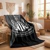 Newcastle United Football Print Flannel Blanket Soft Warm Sofa Bed Throw Blanket For Home Office Bedroom