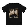 Футболка Bella для мужчин с надписью Screw, футболка Twilight с круглым вырезом и коротким рукавом, тканевая футболка, юмор, высокое качество, идея для подарка