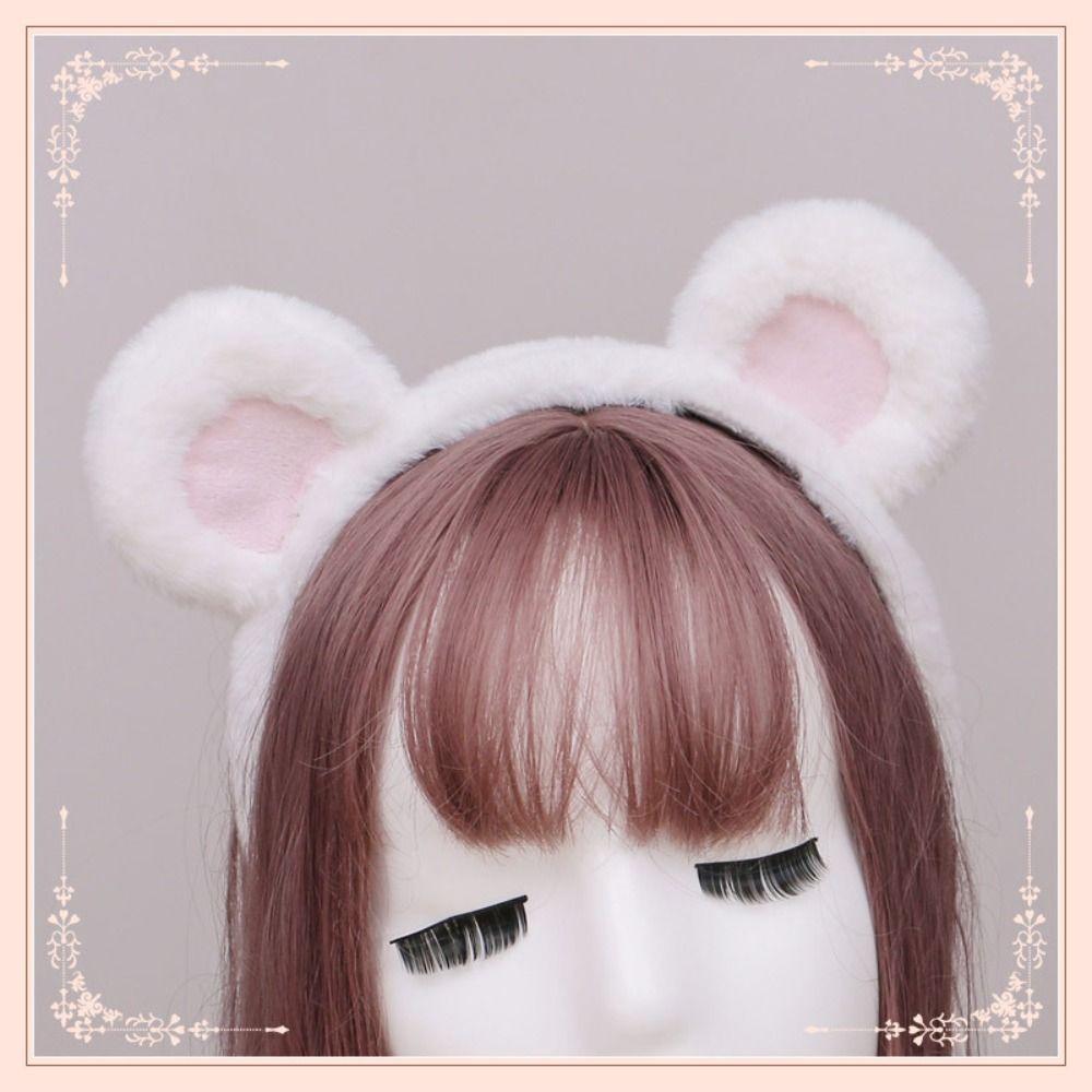 Lolita Cute Hairband Lovely Hair Hoop Fluffy Adorn Party Headdress Women Girl