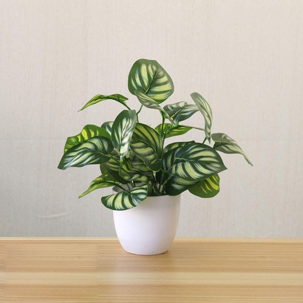 Зеленые Искусственные Растения Бонсай Искусственная Трава Симуляция Зелени Бонсай Реалистичный Горшечный Сциндапсус