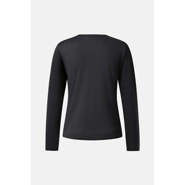 Kolon SporTS Женская S Рукав Гибридный Длинный Рукав Круглый Футболка jkTbm25282blk