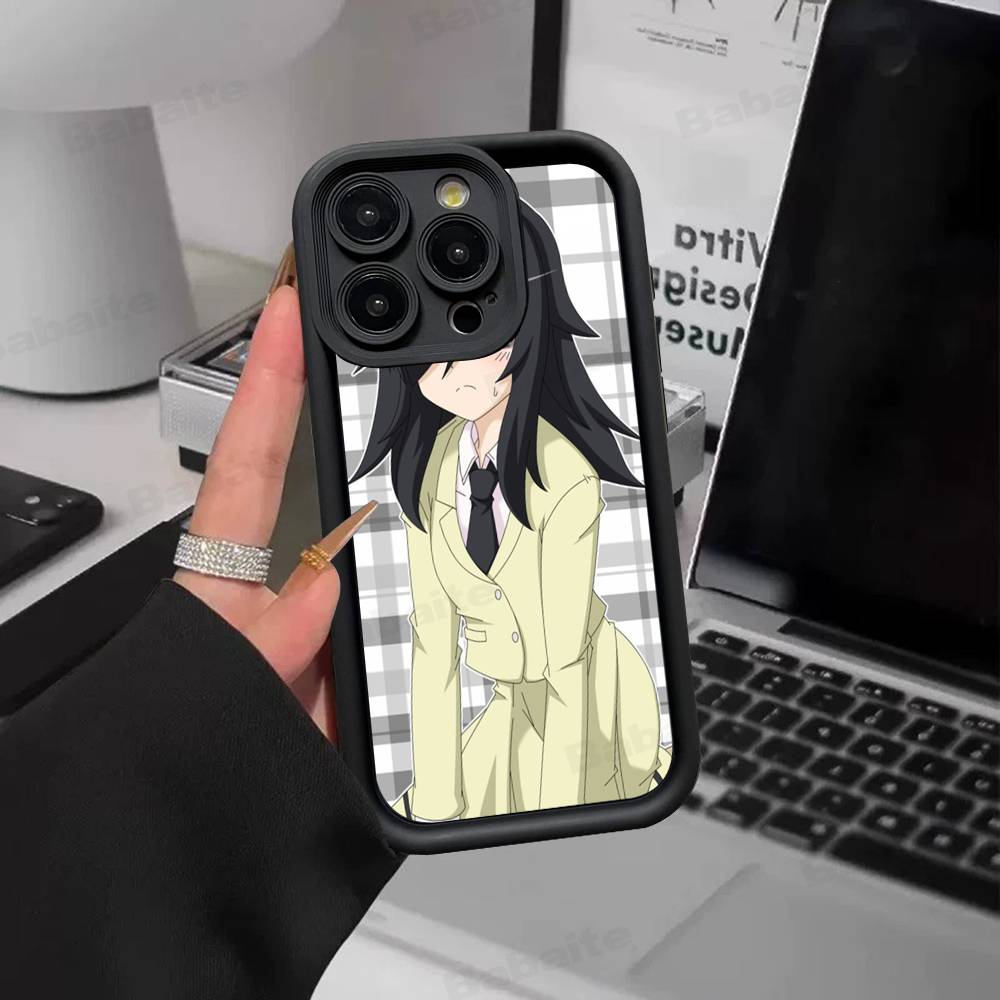Чехол для телефона Watamote K-Kuroki T-Tomoko Для IPhone 17 16 15 14 13 12 11 Pro Max Plus Силиконовый противоударный чехол