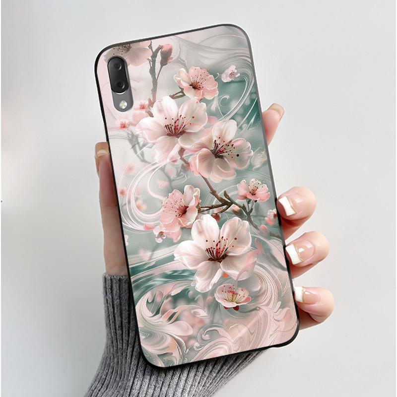 Casing For Sony Xperia L3 L4 Case Aesthetic Fashion Cute Cat Astronaut Black Soft Silicone Matte Shockproof Back Cover Bumper