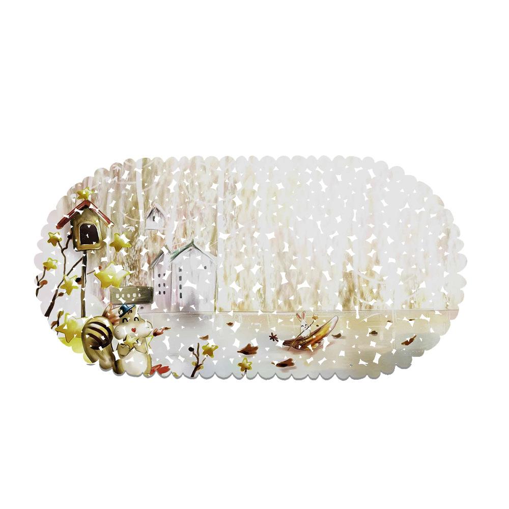 Красивые Иллюстрации Коврик для Балкона Ванной Комнаты Гидрофобный Нескользящий Дверной Коврик Бассейн Общественные Места Нескользящий Напольный Коврик