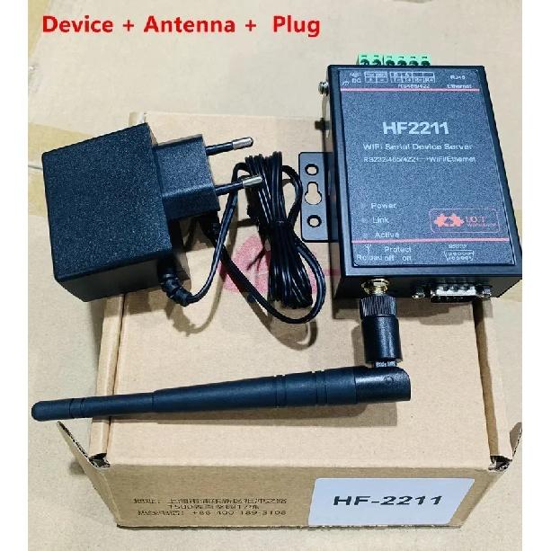 HF2211A Преобразователь последовательного порта в WiFi RS232/RS485/RS422 в WiFi/Ethernet Модуль для промышленной автоматизации Передача данных HF2211A