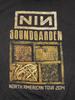 NIN Nine Inch Nails Soundgarden Североамериканский тур 2014 Унисекс Футболка