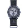 Часы MoonSwatch Speedmaster Модель Earth Phase Водонепроницаемые часы с коробкой и сумкой