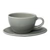 TOPO Cup Saucer 300ml Gray 26552 &