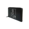 Givenchy Cute Deer Print Long Zipper Leather Clutch Coin Purse Wallet Women Clutch Black White BC06340493-001