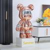 Креативная тумба под телевизор BE@RBRICK: Стильное напольное украшение в виде медведя с функцией копилки, простой декор для гостиной.