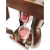 Personalized 10 Min Wooden Sand Timer Hourglass Timer with Sundial(Square Base, Pink)- Wooden Home Decoration, Christmas Decor