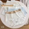 Female Spring and Autumn Lace 10A Antibacterial Crotch Cotton Traceless Extended Crotch Panties