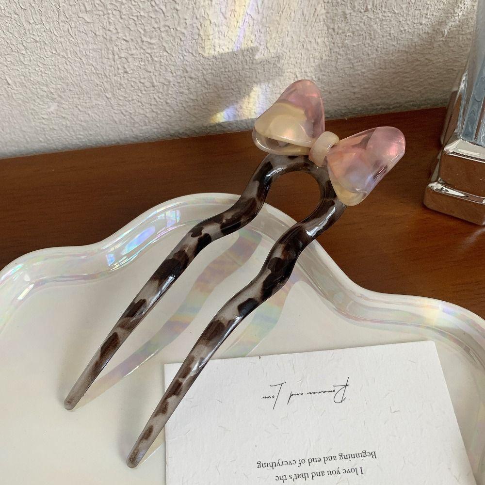 Корейский стиль U-образная шпилька для волос ретро-панель для волос французский бант палочка для волос головной убор ханьфу