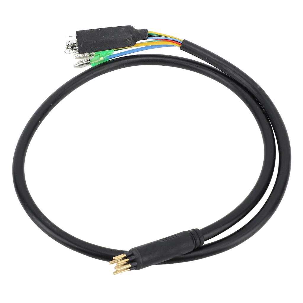 Electric Bike Motor Extension Cable M6 Male 9 Pin Waterproof Extension Cable for Front Rear Hub Motor Conversion Kit