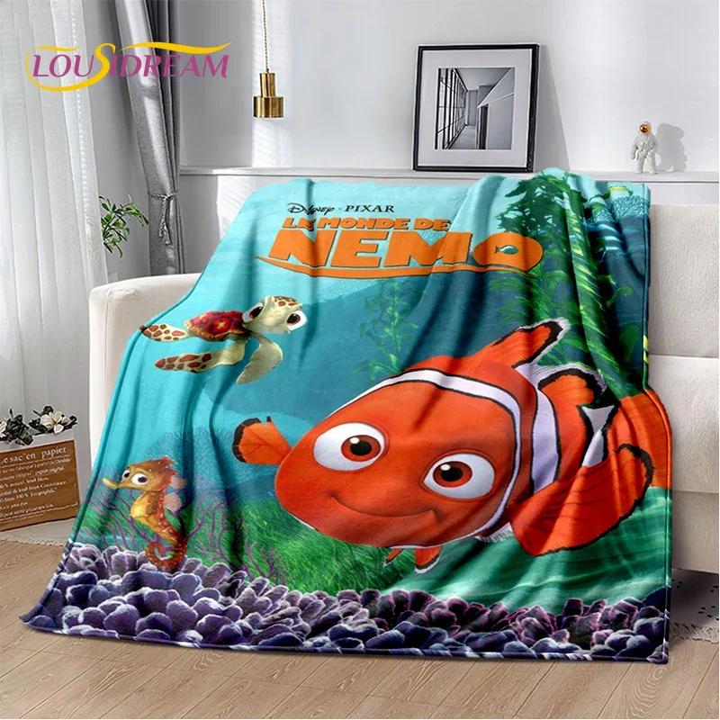 29 Style Cute Finding Nemo Cartoon Sea World Blanket,Flannel Soft Throw Blanket for Home Bedroom Bed Sofa Picnic Office Kid Gift