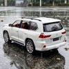 1:24 Lexus LX570 Внедорожник Металлический Литой Модель Автомобиля Декор для Дома Коллекционный Орнамент для Рабочего Стола Компьютера Праздничный Подарок