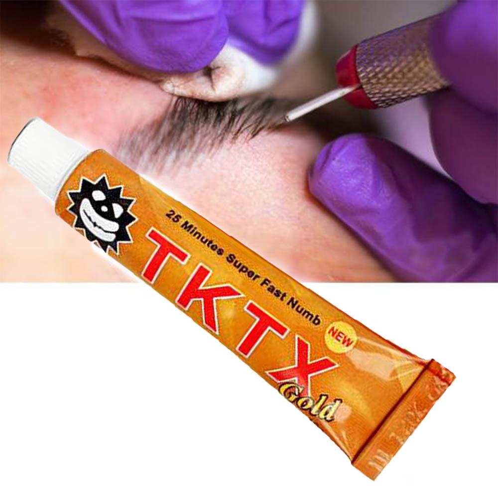 10 г анестетика для татуировки, быстрого обезболивания кожи, TXTX55%, золотой крем, полуперманентный