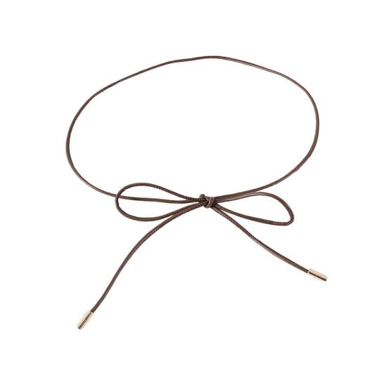 Имитация ремня Модный шнурованный декоративный пояс Кожаный аксессуар