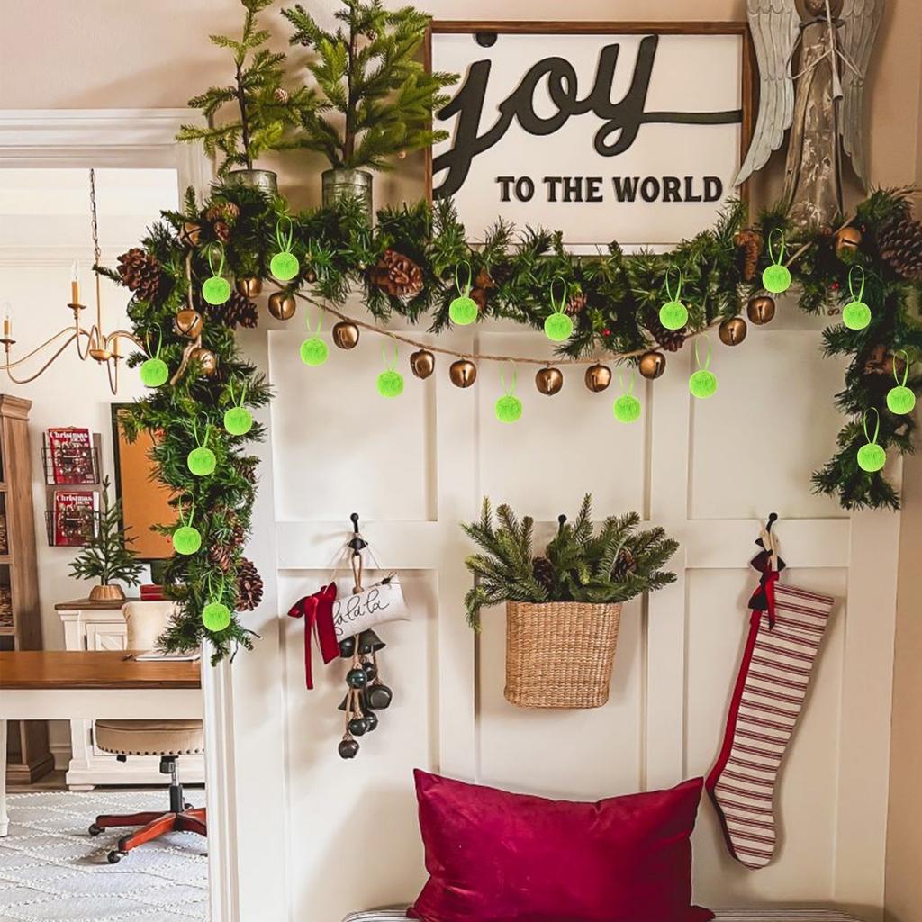 Christmas Decoration Christmas Tree Plush Ball Hanging Decoration Christmas Atmosphere