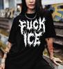 F* ICE Металлическая унисекс футболка с протестным принтом