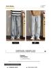 Men's Summer 2023 Trendy American High-Street Loose Wide-Leg Jeans