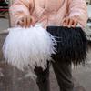 1meter 8 -10cm White Ostrich Feather Trims Natural Black Ostrich Feather For Craft Ribbon Fringe Skirt Party Clothing Plume Decor