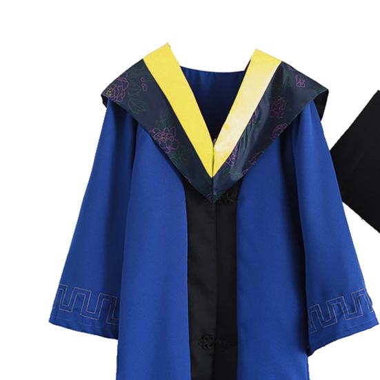 1 Комплект Выпускной Формы Супер Мягкий Износостойкий Полиэстер Шапка Бакалавра Выпускная Мантия Набор Реквизита для Фотосъемки для Колледжа