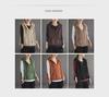 Ladies' Hooded Retro Knit Vest - 2024 Spring/Autumn Waistcoat Layered Top